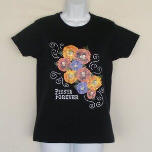 FIESTA SAN ANTONIO Tshirt, Ladies S, SS, Floral